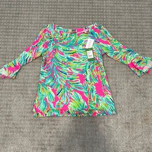 Lilly Pulitzer 3/4 sleeve top